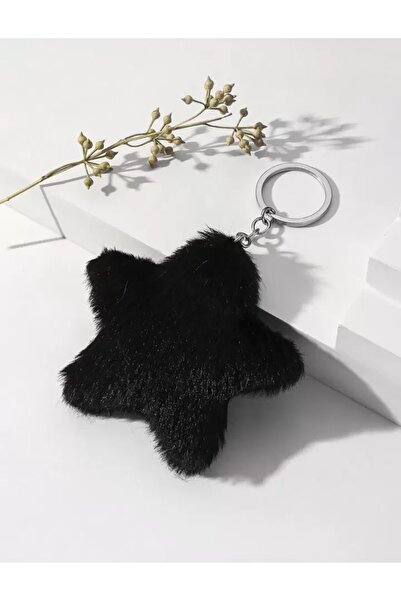 merdümek Peluş yıldız Anahtarlık - Çanta Süsü Aksesuarı - Hediye Anahtarlık -...