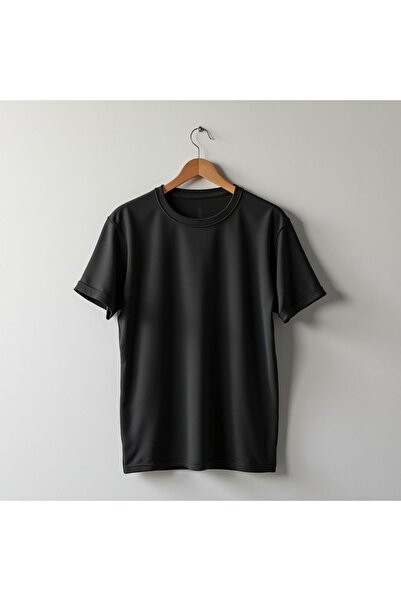 FİTGO Μαύρο μπλουζάκι casual