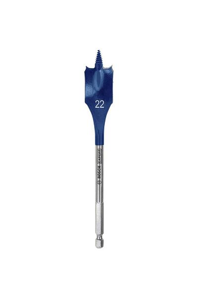 Bosch Expert Self-Cut Speed Spade Drill Bit Silver and Blue