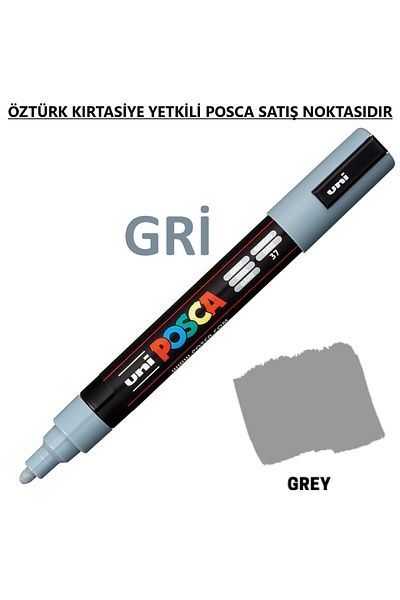 Uni Posca Gray Marker Pc-3M (0.9-1.3mm) Poska Pc3M Pc - 3m