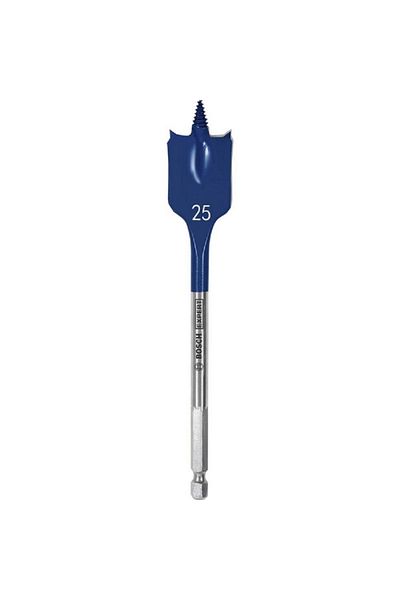 Bosch Expert Self-Cut Speed Spade Drill Bit Silver and Blue