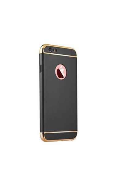 BOEM IPhone 7 Plus case, MyStyle Elegance Luxury 3in1 Black
