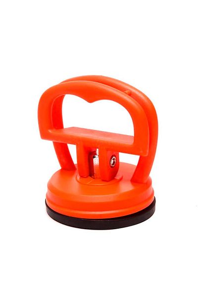 OEM Suction cup, for fixing/pulling car plate, orange
