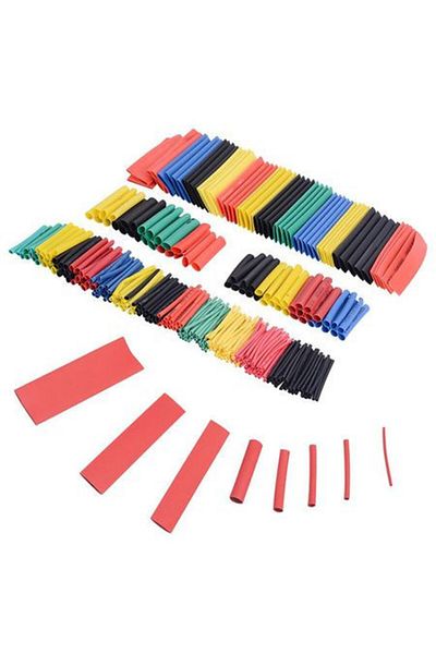 OEM Varnish Heat Shrink Tube 530 pcs / set, fire resistant, 2 to 1 shrinkage