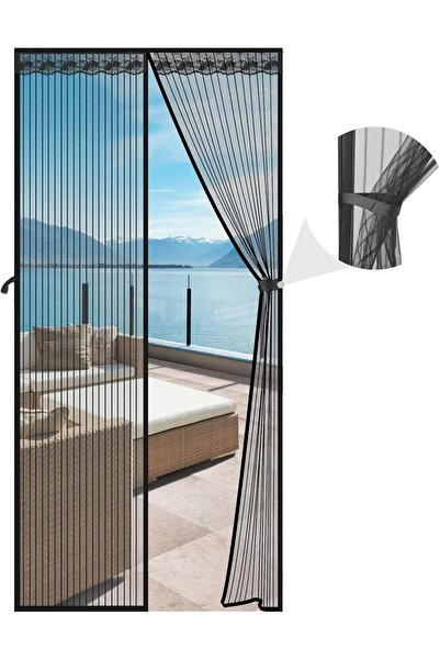 BOEM Magnetic mosquito net, 90 x 210 cm, Black