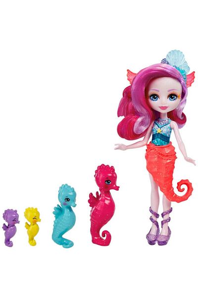 mattel Playset Royal Enchantimals Ocean Kingdom, Sedda Seahorse Family