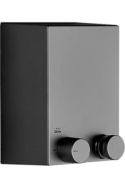 BOEM Retractable clothes dryer, Stainless steel cable, Wall mount / glue stick, 4m, Black