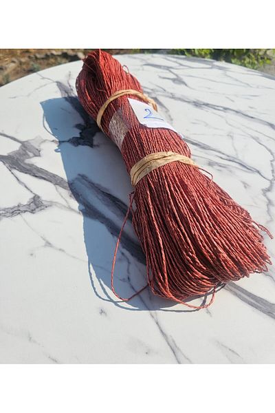RENGARENK First Quality Thin Winding Paper Thread 340Gr-355Gr Color No:22 Light Red