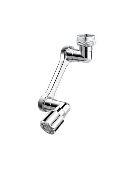 BOEM Faucet adapter with telescopic mechanical arm to prevent splashing