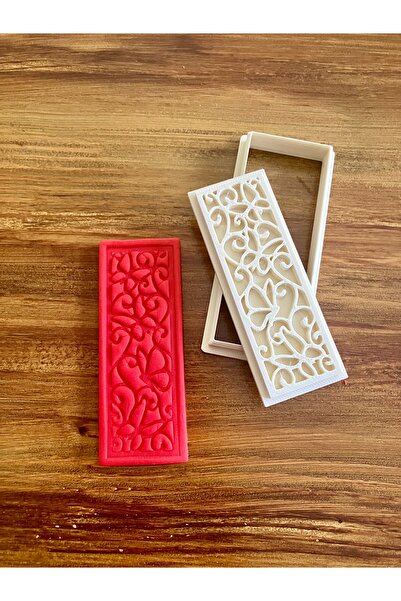 Volala Kelebek Desenli Kitap Ayracı Polimer Kil Kalıbı