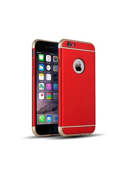 BOEM Apple iPhone 7 case, MyStyle Elegance Luxury 3in1 Red
