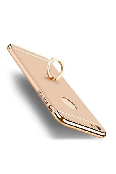 BOEM Apple iPhone 6/6S case, MyStyle Elegance Luxury 3in1 Ring Gold