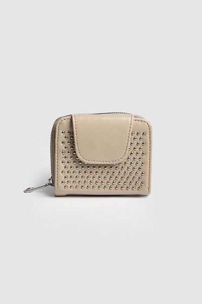 La La'Graccio Paris La'Graccio Paris Women's Shine Stone Useful Wallet Light Mink