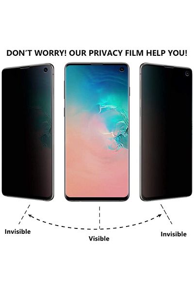 OEM Samsung Galaxy S10e glass film, Privacy Glass, 9H hardness security film