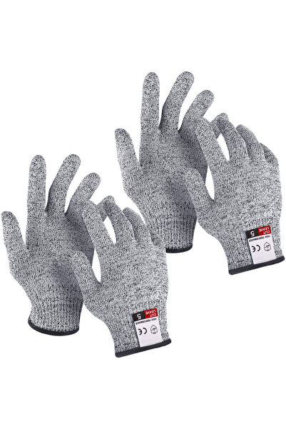 BOEM Set de 2 perechi de mănuși anti-tăiere, TopGearWorld, HPPE/Spandex/Nylon...