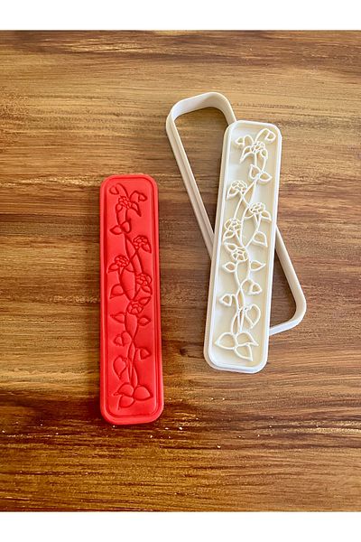 Volala Flower Pattern Bookmark Mold