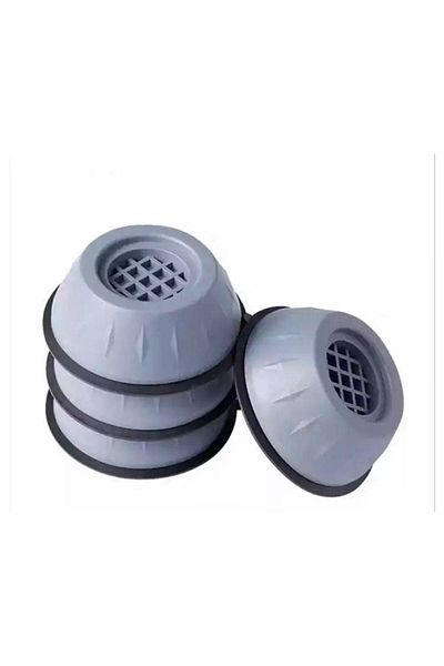 BOEM Set of 4 anti-vibration, anti-noise and anti-slip feet, natural rubber for washing machine,