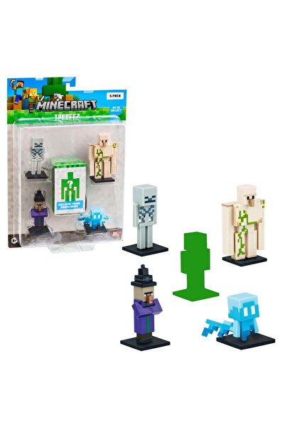 MINECRAFT Toppeez 5'li Figür Seti - Skeleton’Lu Set