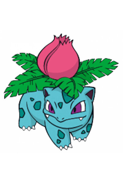INOVATIX Σετ 8 τεμαχίων, Αυτοκόλλητο Pokemon Ivysaur, INOVATIX®. 6 εκ.