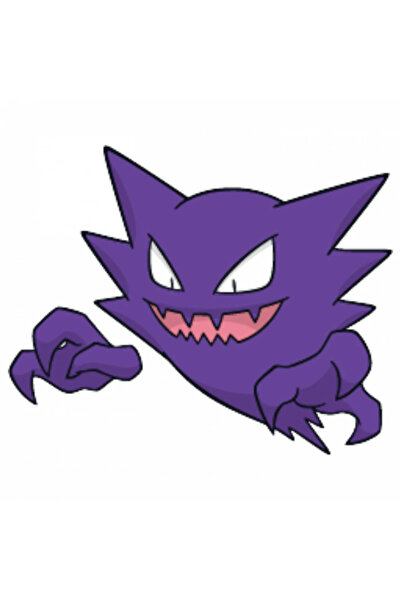 INOVATIX Set de 8 piese, autocolant Pokemon Haunter, INOVATIX®. 6 cm