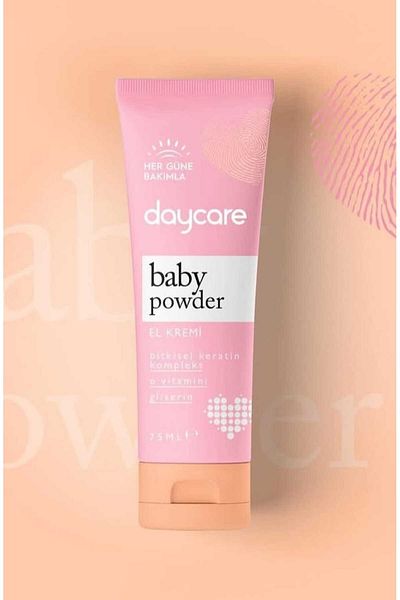 Daycare Baby Powder Baby Powder Scented Glycerin Vitamin E Hand Cream 75 ml