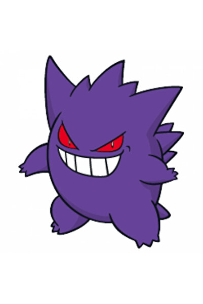 INOVATIX Set de 8 piese, autocolant Pokemon Gengar, INOVATIX®. 6 cm