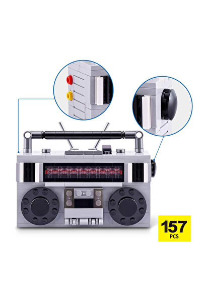Max Retro Surprise Mnb07000 - Cassette Player Radio 157 Pieces