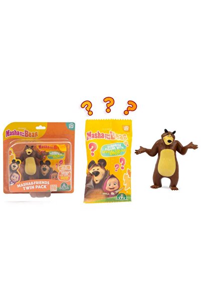 Maşa ve Koca Ayı مجموعة مجسمات ماشا والدب مكونة من قطعتين MHA35000 - الدب