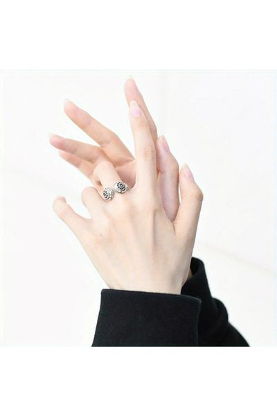 Bozhi Retro Design Headphone Shaped Ring - Women & Men