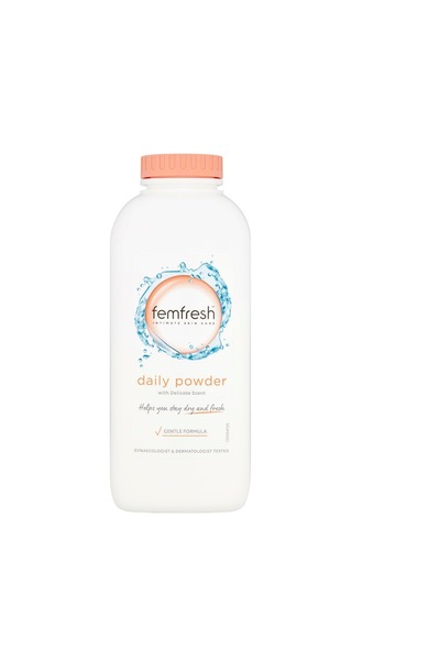 Femfresh فيم فريش بودرة إعادة التوازن لطيفة وآمنة ومناسبة للاستخدام للمناطق الحميمة الأنثوية 200 جرام