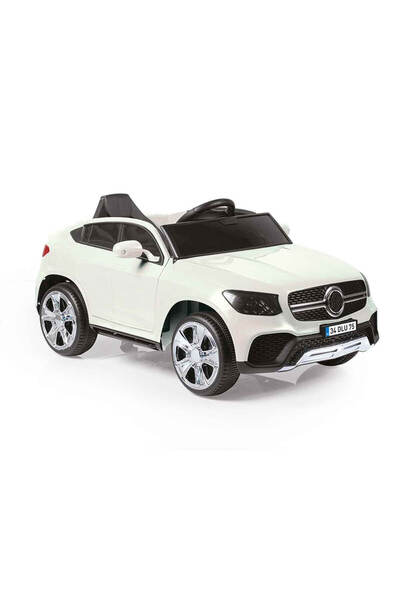 Dolu Grand SUV Uzaktan Kumandalı Beyaz Akülü Araba 12V