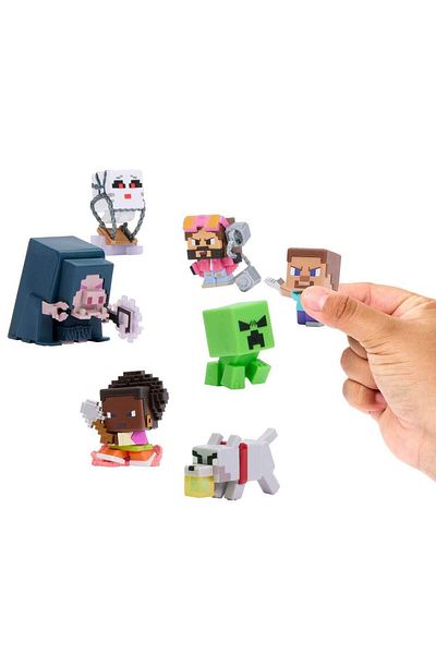 MINECRAFT Movie Overworld Battle Set of 7 Action Figures Jfm37