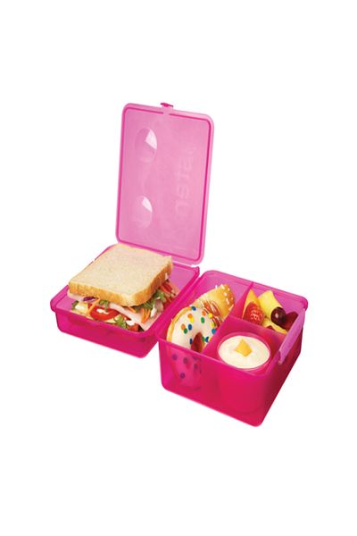 Sistema Lunch Cube Max with Yogurt Pot Assorted