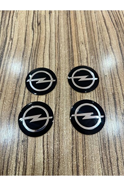OEM Opel Logolu Jant Göbeği Arması Sticker 56 Mm 4 Adet