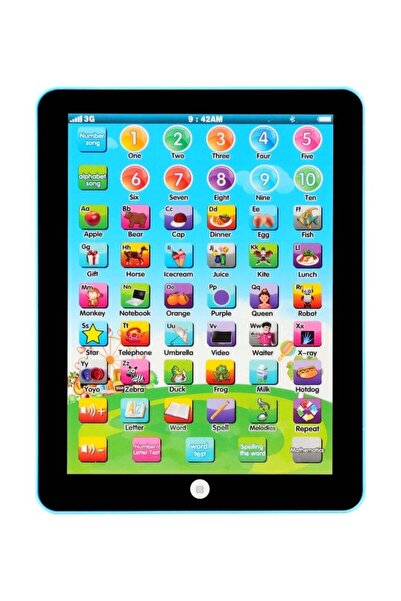 huitich لعبة لوحية تعليمية للأطفال بصوت موسيقي أزرق