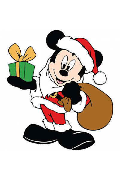 INOVATIX Σετ 8 τεμαχίων, Αυτοκόλλητο Μίκυ Μάους με χριστουγεννιάτικο δώρο, IN...