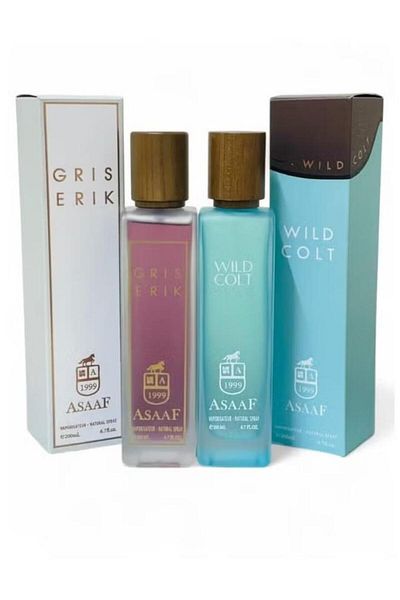 AS GOLD Assaf Grace Eric 200ml Eau de Parfum and Wild Cult 200ml Eau de Parfum
