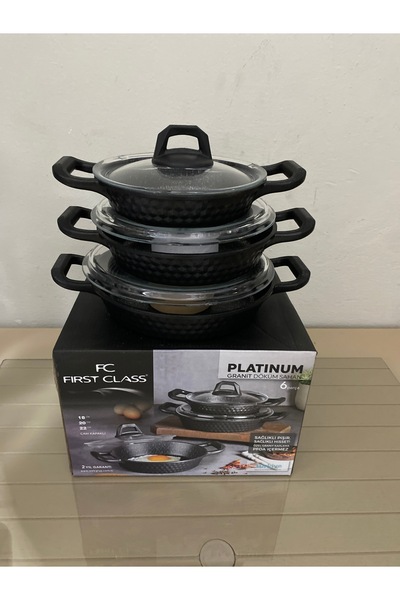 FC Platinium Granit döküm Sahan Seti