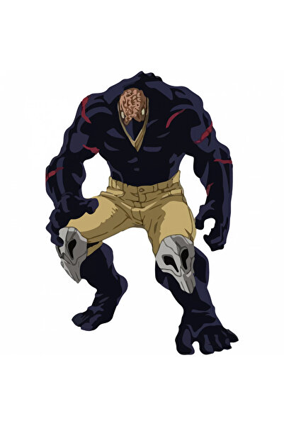 INOVATIX Set de 8 piese, autocolant anime My Hero Academia Nomu, INOVATIX®. 6 cm