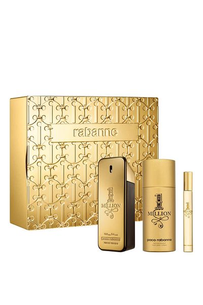 Paco Rabanne Gift set Paco Rabanne 1 Million Gift Set, Men, Eau de Toilette, 100 ml + Deo 150 ml + mini 10 ml