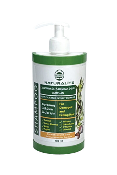 Naturalite Zeytinyağlı Sarımsak Özlü Dökülme Karşıtı Şampuan 400 ML