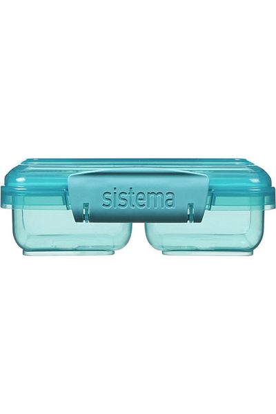 Sistema Freezer Safe BPA-Free Plastic Small Split Food Storage Container