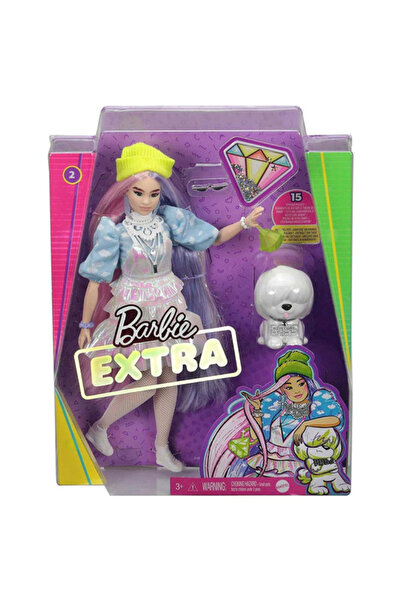 mattel Barbie Extra Style Doll - Beanie, with Sparkly Dress