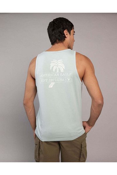 AMERICAN EAGLE AE Logo Graphic Tank Top
