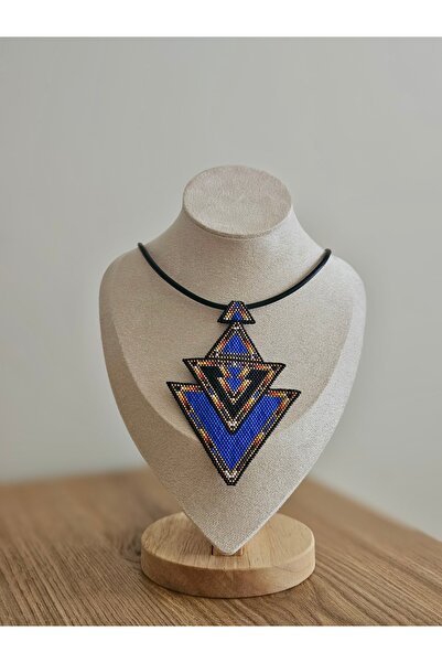 OEM Üçgen Figür| El Yapımı Renkli Miyuki Kolye