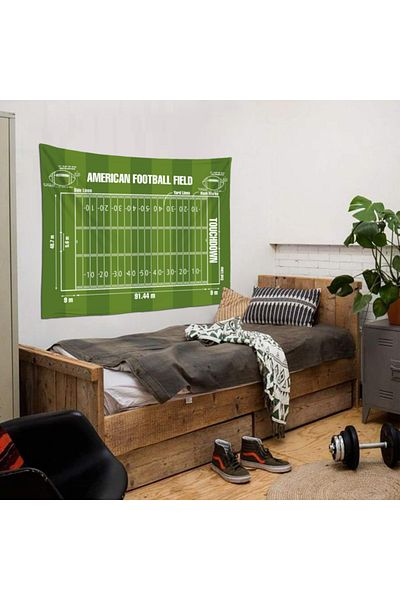 usateamfans Husă de perete cu fotbal american (150x100 cm)