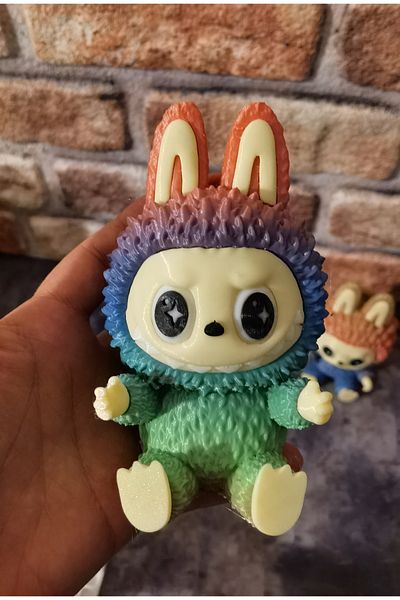 expreshediye 2 Pieces Labubu Bekek Rainbow, Rainbow 2 Pieces Labubu Baby Toy