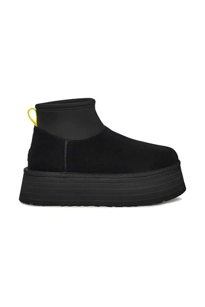 UGG Ghete Dama, UGG, Classic Mini Dipper 1168170-BLK