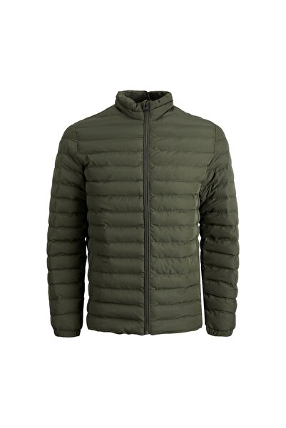 Jack & Jones Μονόχρωμο εποχιακό μπουφάν