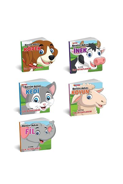 merland benvecocuk 2188 Dıytoy, Ben Kim Animals 6-Piece Training Set